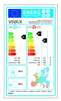 VIVAX Nástěnné klimatizace ACP-09CH25AEQIs - R32